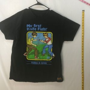 Black Steven Rhodes T-shirt